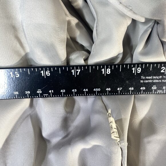 VTG Real Fur Coat Ivory Fox Racoon Look 100% Bemberg Lined Made in Korea Luxury - Picture 3 of 14